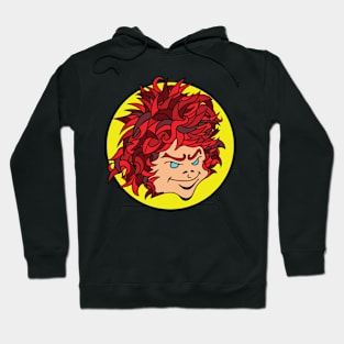 Red Headed Cartoon Rascal Hoodie